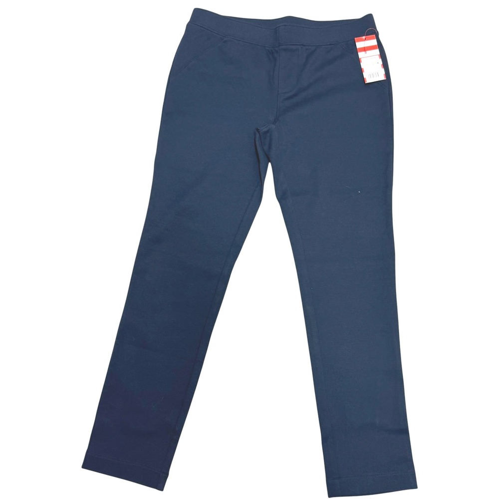 NWT School Uniform Navy blue Straight Leg Pants with Tag Girls size large 10/12